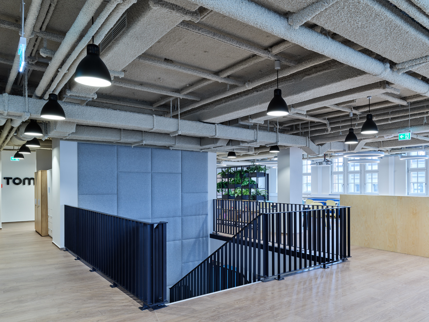 Acosorb Acospray DC2 acoustic spray — commercial office space