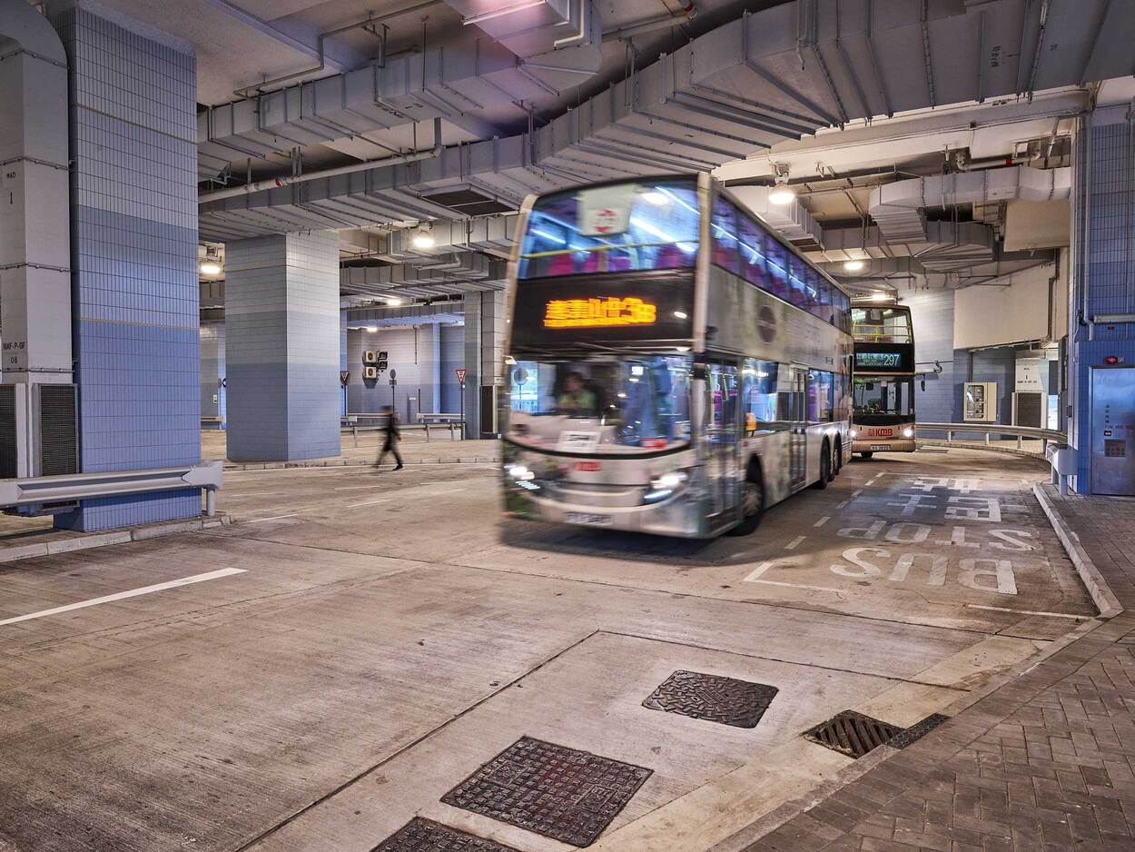 Acosorb acoustic ceiling in transit terminal — large public space